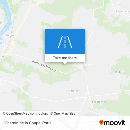Chemin de la Coupe map