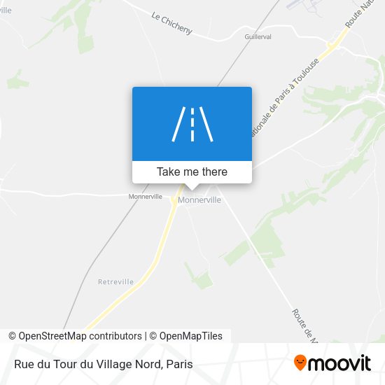 Rue du Tour du Village Nord map
