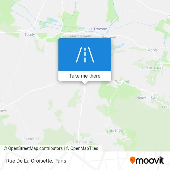 Rue De La Croisette map