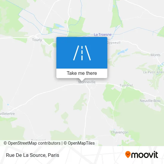 Rue De La Source map