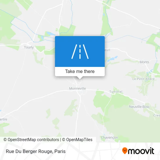 Rue Du Berger Rouge map