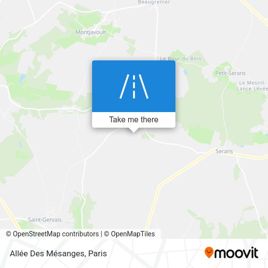 Allée Des Mésanges map