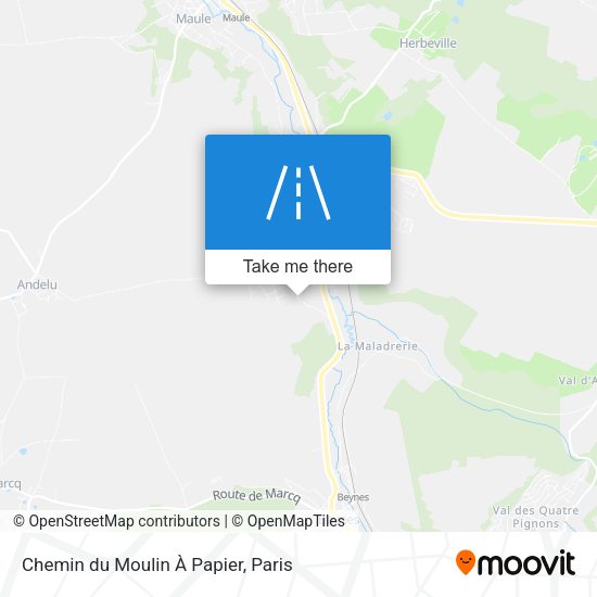 Chemin du Moulin À Papier map