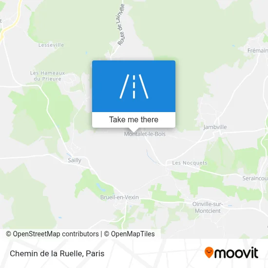 Chemin de la Ruelle map