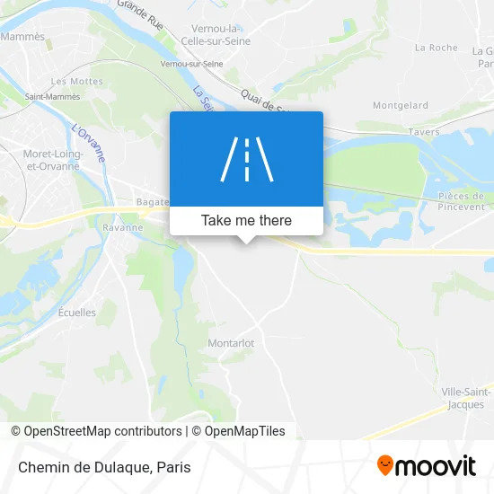 Chemin de Dulaque map