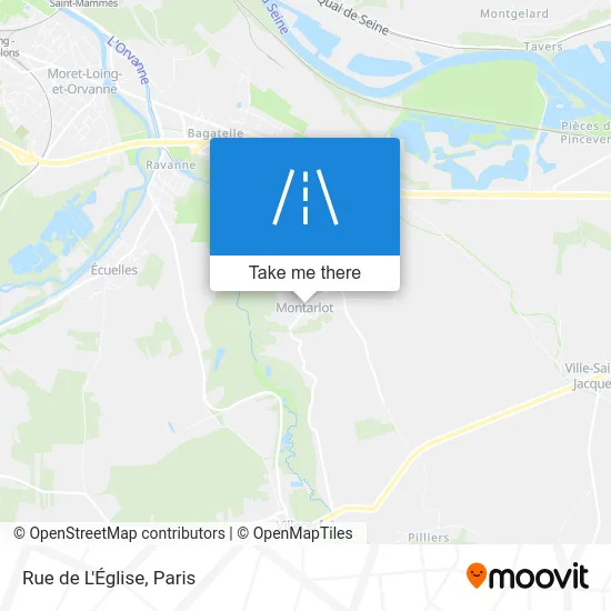 Rue de L'Église map