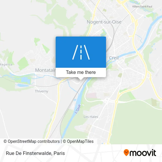 Mapa Rue De Finsterwalde