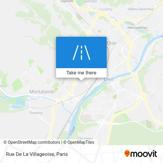 Rue De La Villageoise map