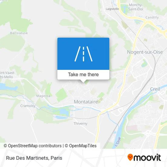 Rue Des Martinets map