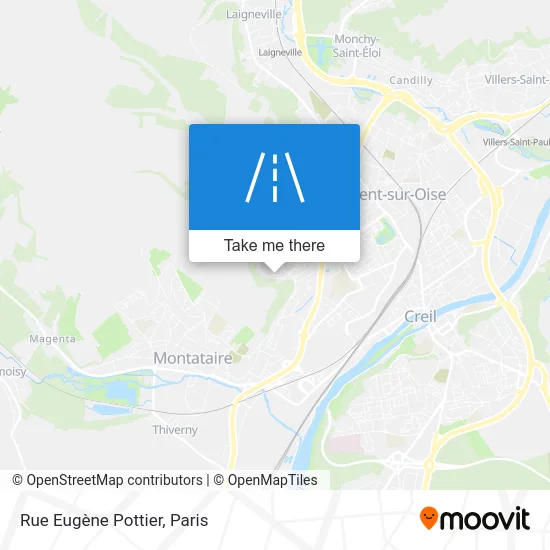 Rue Eugène Pottier map