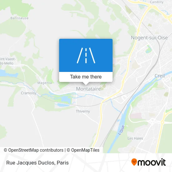 Rue Jacques Duclos map