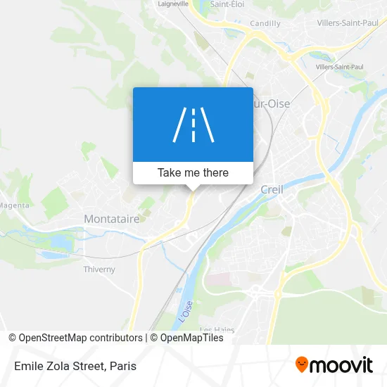 Rue Émile Zola map