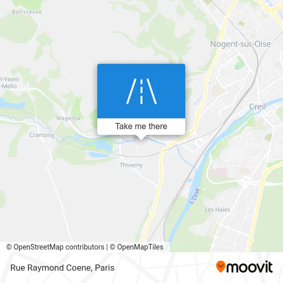 Rue Raymond Coene map