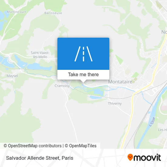 Rue Salvador Allende map