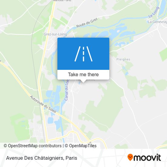 Avenue Des Châtaigniers map