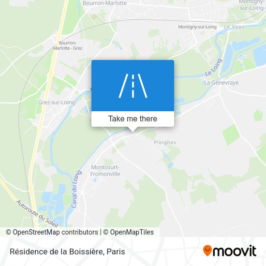 Résidence de la Boissière map