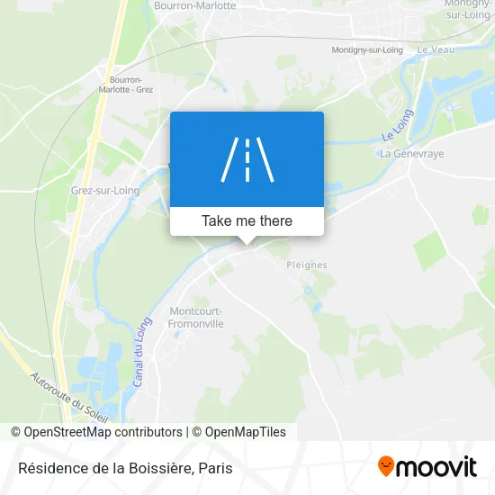 Résidence de la Boissière map