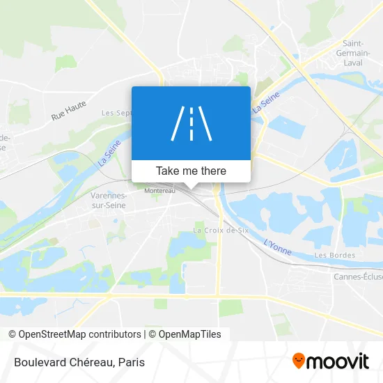 Boulevard Chéreau map