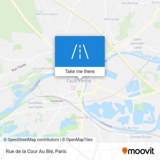 Rue de la Cour Au Blé map