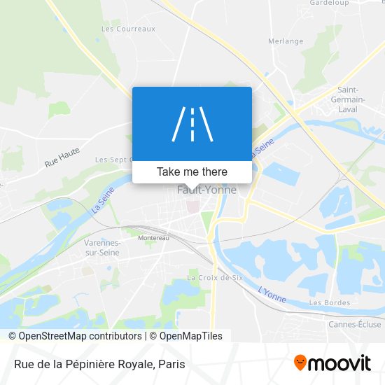 Rue de la Pépinière Royale map