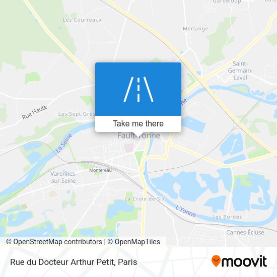 Rue du Docteur Arthur Petit map