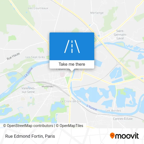 Rue Edmond Fortin map