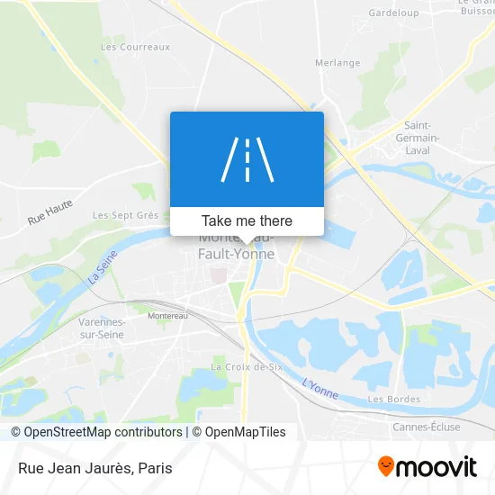 Rue Jean Jaurès map