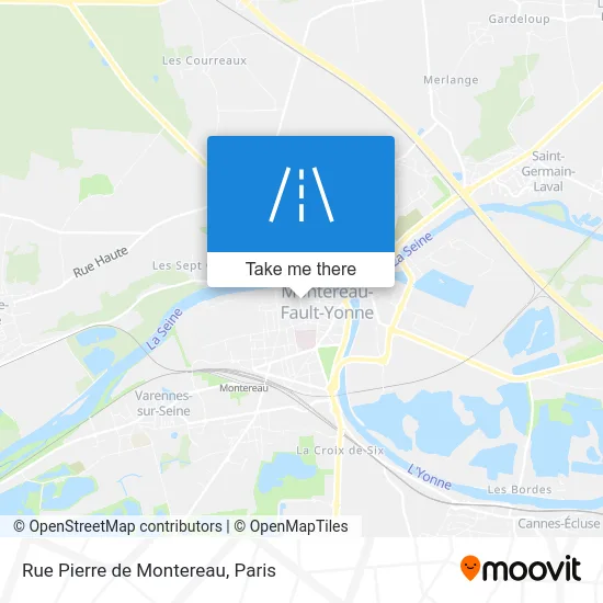 Rue Pierre de Montereau map