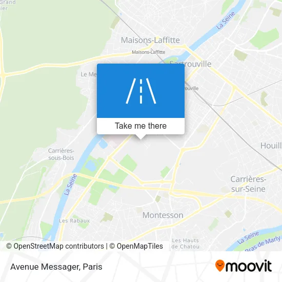 Avenue Messager map