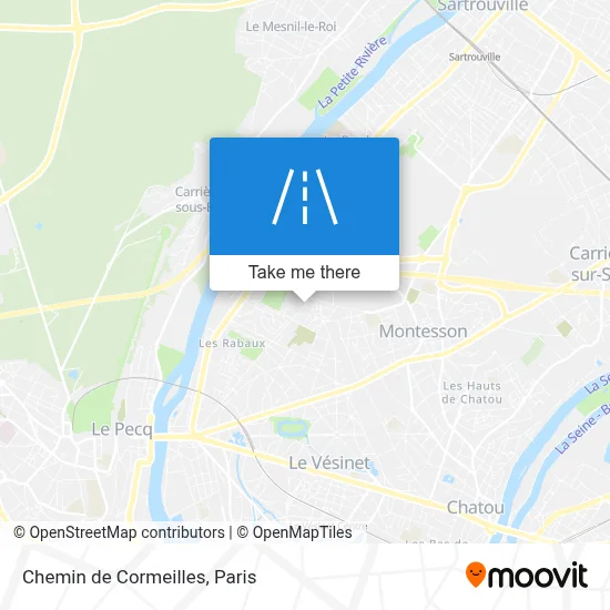 Chemin de Cormeilles map