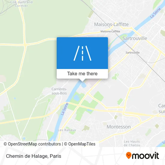 Chemin de Halage map