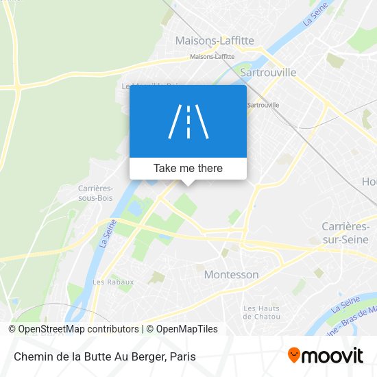 Chemin de la Butte Au Berger map