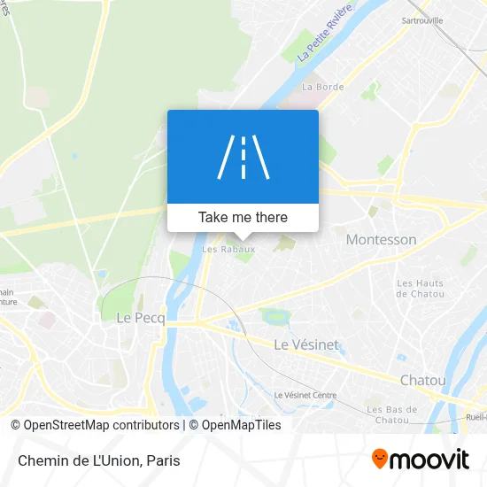 Chemin de L'Union map