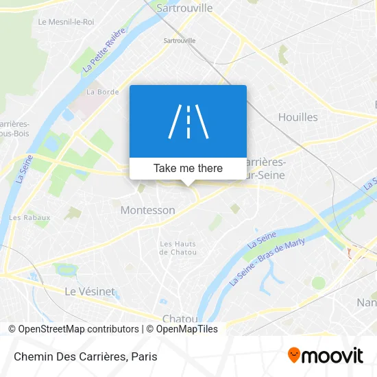Chemin Des Carrières map