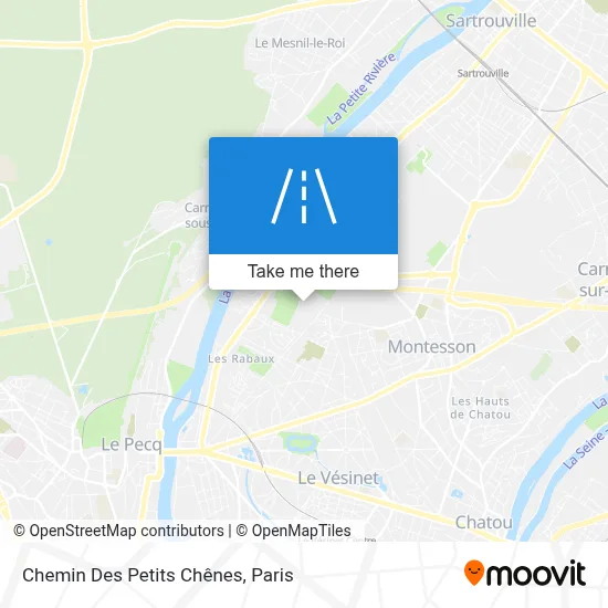 Chemin Des Petits Chênes map