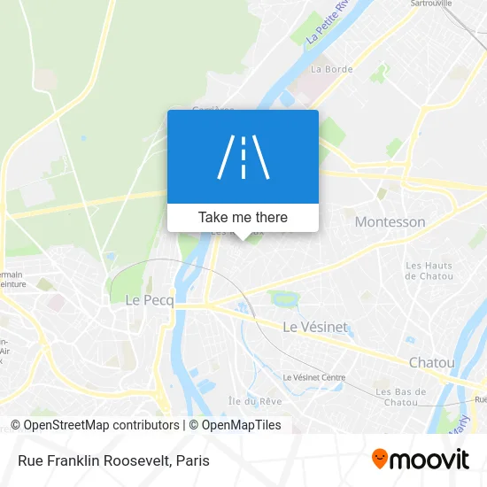 Rue Franklin Roosevelt map