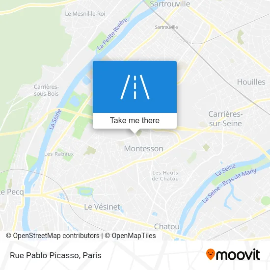 Rue Pablo Picasso map