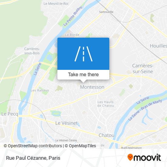 Mapa Rue Paul Cézanne