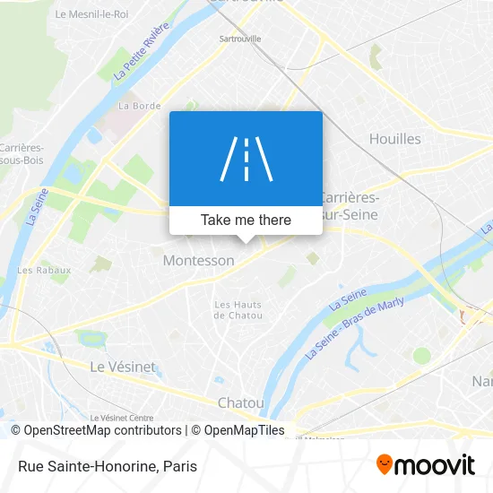Rue Sainte-Honorine map