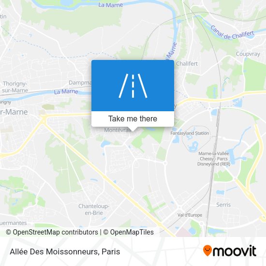 Allée Des Moissonneurs map