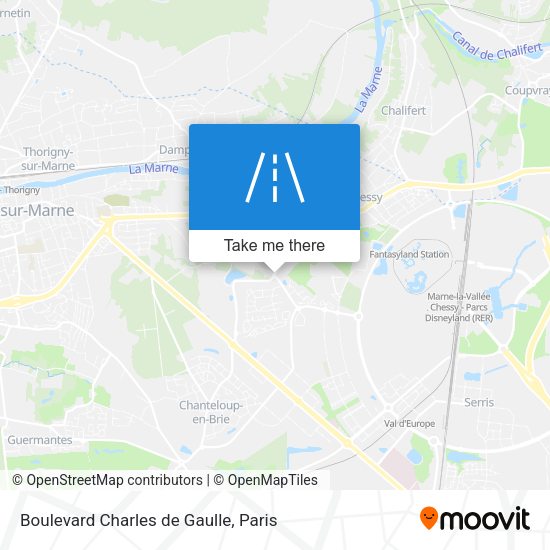 Boulevard Charles de Gaulle map