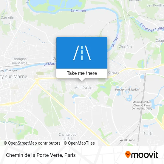 Chemin de la Porte Verte map