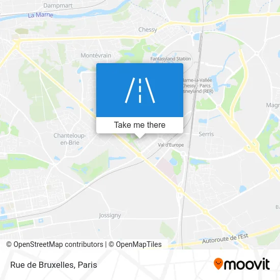 Rue de Bruxelles map