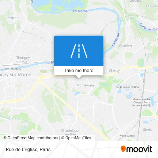 Rue de L'Église map