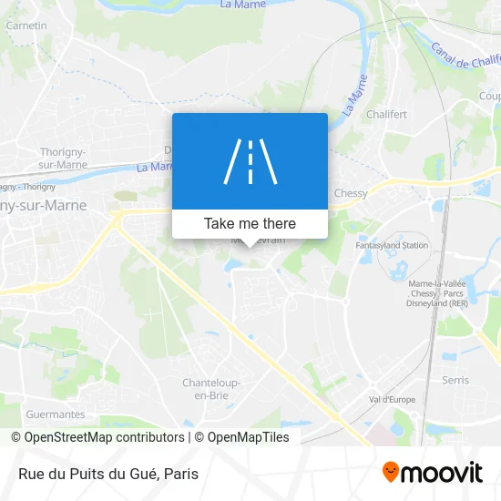 Rue du Puits du Gué map