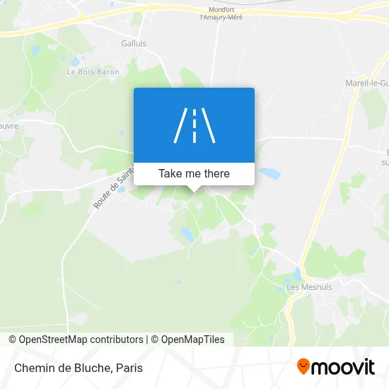 Chemin de Bluche map
