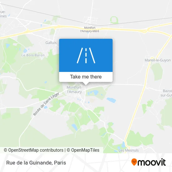 Rue de la Guinande map