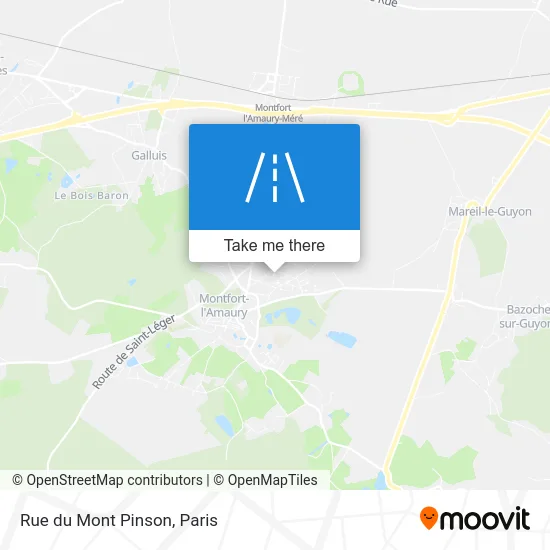 Rue du Mont Pinson map