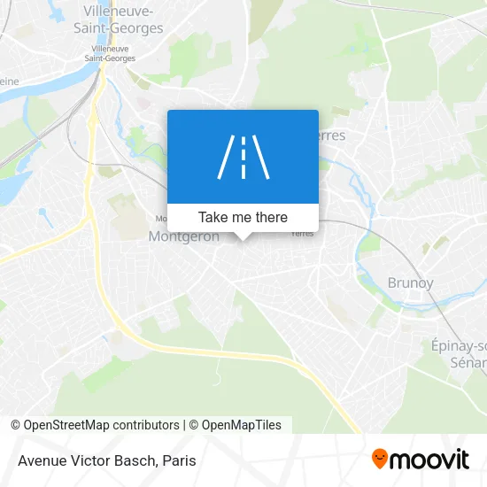 Avenue Victor Basch map