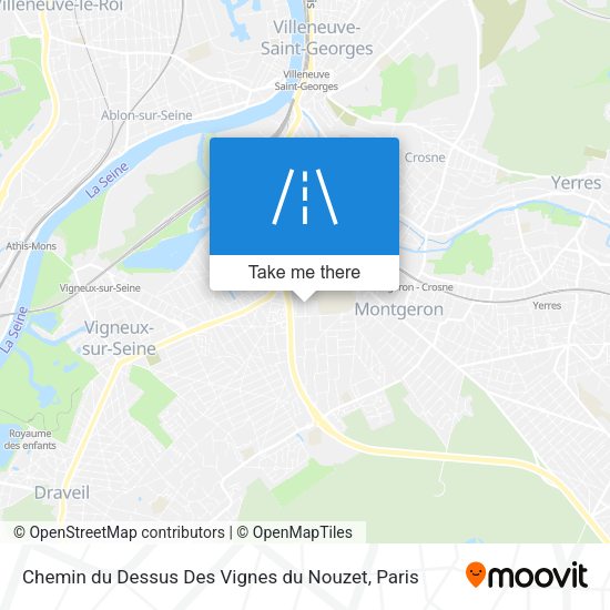Chemin du Dessus Des Vignes du Nouzet map